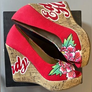 Ed Hardy wedges